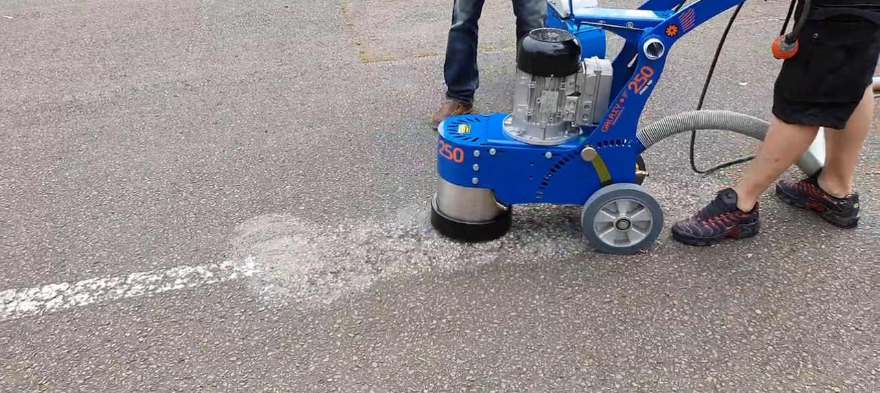 Line marking removal example 1